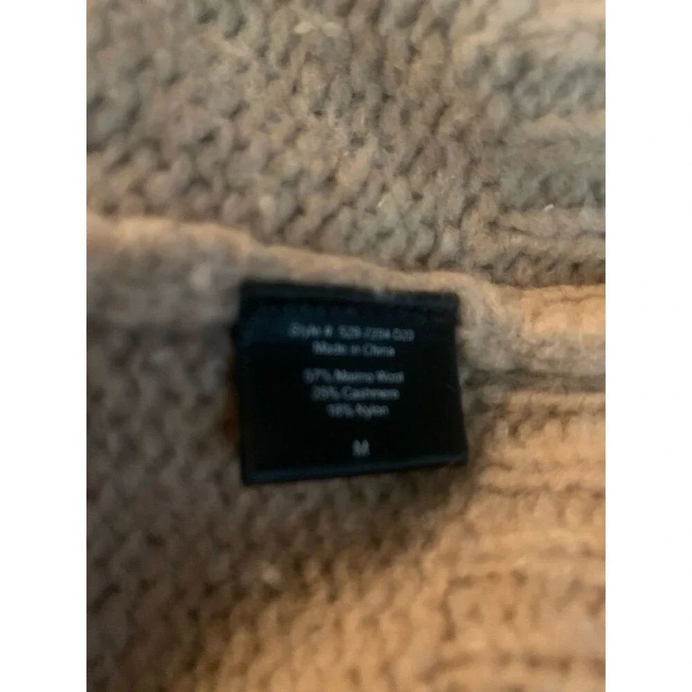 Jenni Kayne Atlas Merino Wool Cashmere Crew Neck Pullover Sweater Size Medium